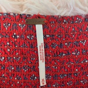 Free People strapless babydoll dress